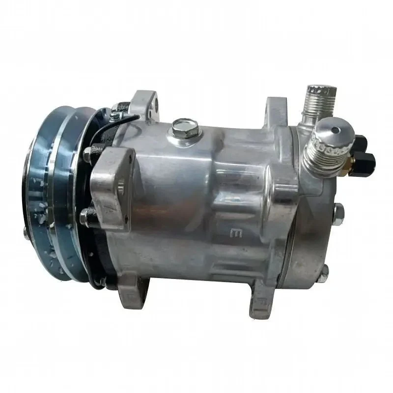 12V SD7H15 /C Compressor 87026034 New Holland Loader L180 L185 L190 LS180.B LS185.B LS190.B C185 C190 LT185.B LT190.B