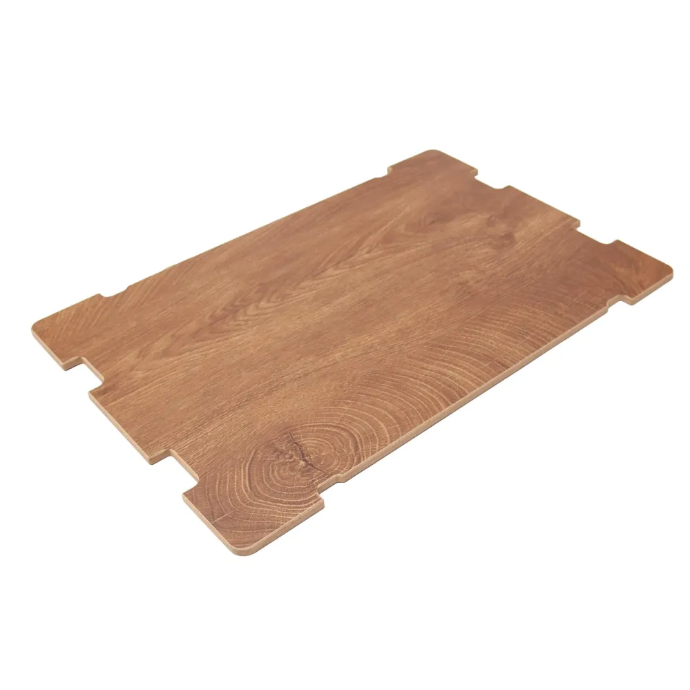 040Parts Puulevy taittolaatikolle 65L - MDF 8 mm puuviilulla, jäykistyslevy/kansilevy istumista varten vakaana säilytystasona