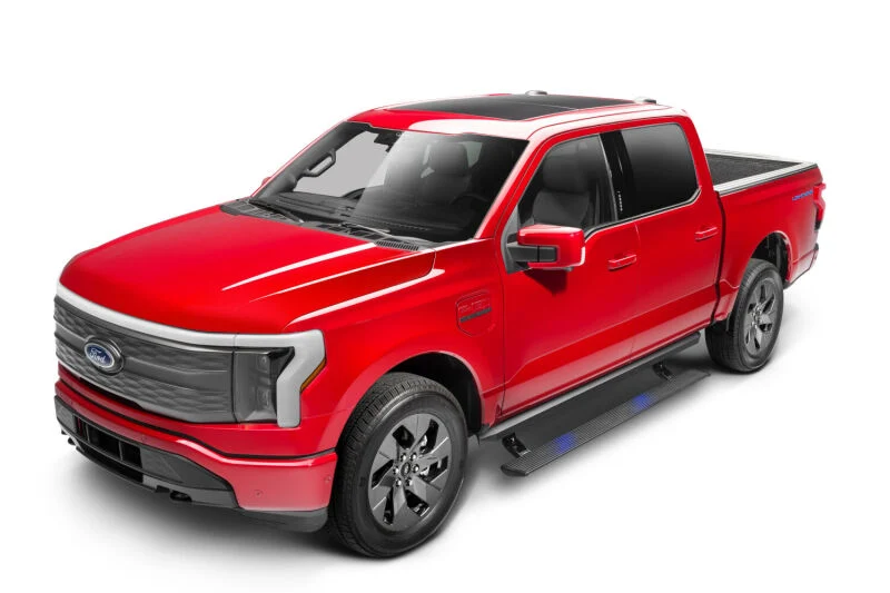 AMP Research 2021 Ford F-150 SuperCrew & 22-23 F-150 Lightning CC PowerStep XL - Black