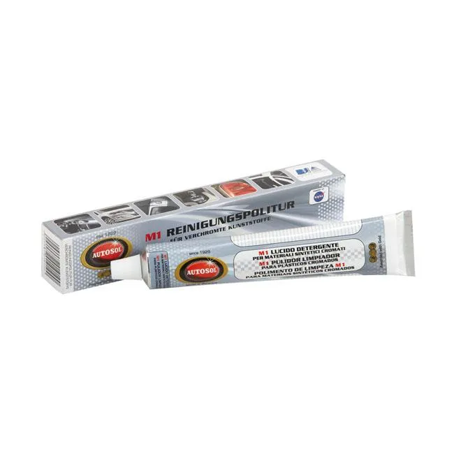 Autosol M1 Puhdistuskiillotusaine muovikromi 75ml