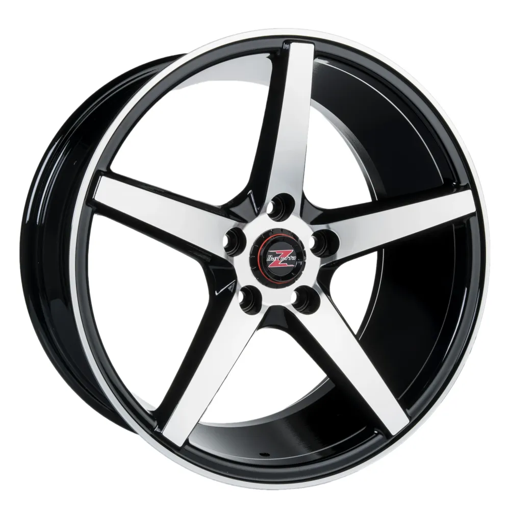 Barzetta Capitano Black Polished 8x17 5x108 35