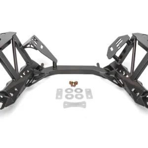 BMR 79-95 Ford Mustang K-Member Premium Version w/Spring Perches - Black Hammertone