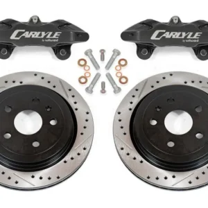 BMR Suspension 08-09 Pontiac GT Brake Kit 15in Conversion Drilled & Slotted Rotors - Black