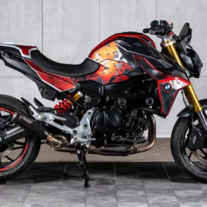 BMW F 900 R GRAFIIKAT - "Flake" (Musta/Punainen)