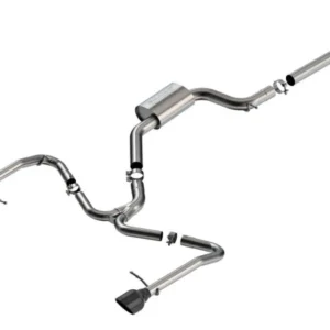 Borla 22-25 Volkswagen Jetta GLI S-type Cat-Back Exhaust w/ 5in Black Chrome Tips