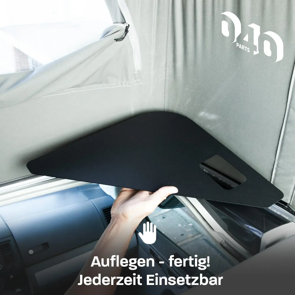 B-Ware: 040 parts säilytystasoinen musta kattotelttaasi VW T5 T6 T6.1 T7 California – hyllytaso säilytystila lokero lisää...