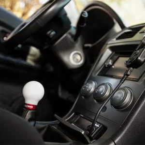 Cobb Subaru 5-Speed COBB Knob - White w/ Race Red