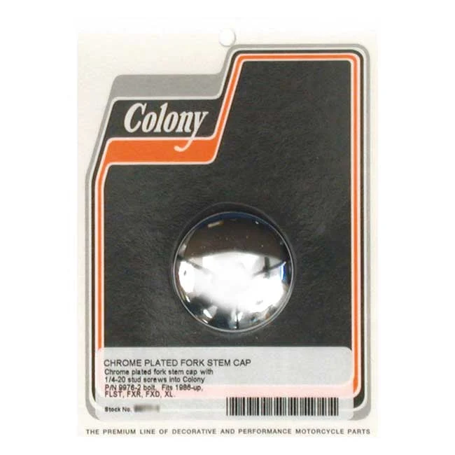 Colony haarukkavarren pultin suojus kromi FXR 88-94; Dyna 91-05; XL 88-03; XL1200R 04-05