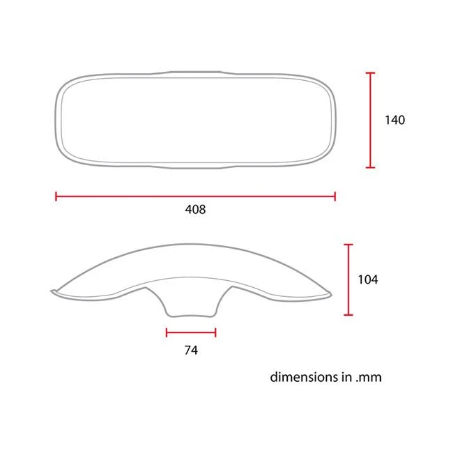 C-Racer 17/18" Universal etulokasuoja No3 L