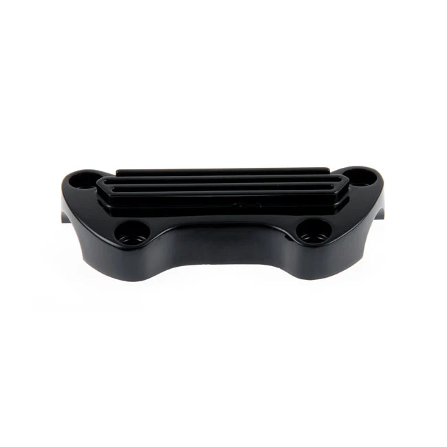 Cult Werk Yksiosainen Riser Top Clamp Musta Harley:lle