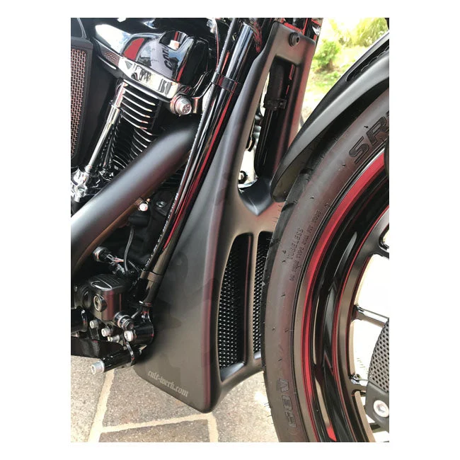 Cult-Werk Bug Spoiler Custom Kiiltävä musta Touring 17-22
