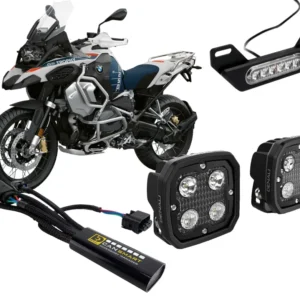 DENALI D4, B6 & Cansmart™ valaisinpaketti BMW R1250GS, GSA, RT, RS, R ja useimpiin R1200 malleihin DENALI Electronics