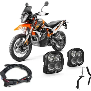 DL4 Essential Lighting -paketti - KTM 790 ADV '19-'20, 890 ADV '21-'22 DENALI ELECTRONICS