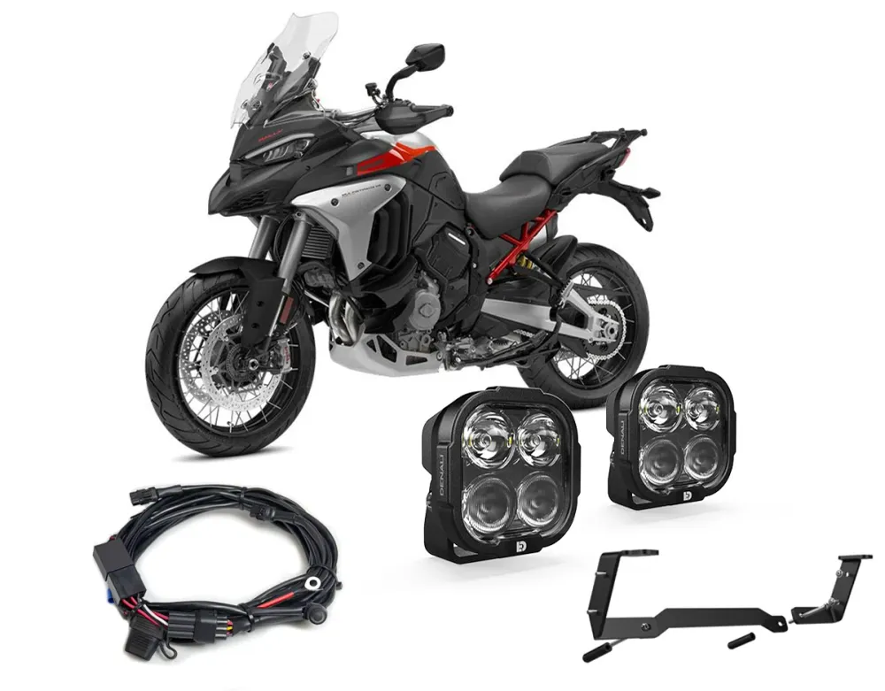 DL4 Perusvalaistuspaketti - Ducati Multistrada V4 2021+ DENALI ELECTRONICS