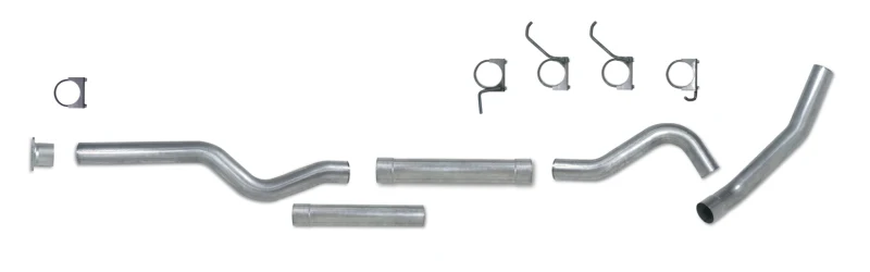Diamond Eye KIT 4in Catback MFLR RPLCMENT PIPE Single AL: 01-05 CHEVY/GMC 6.6L 2500/3500