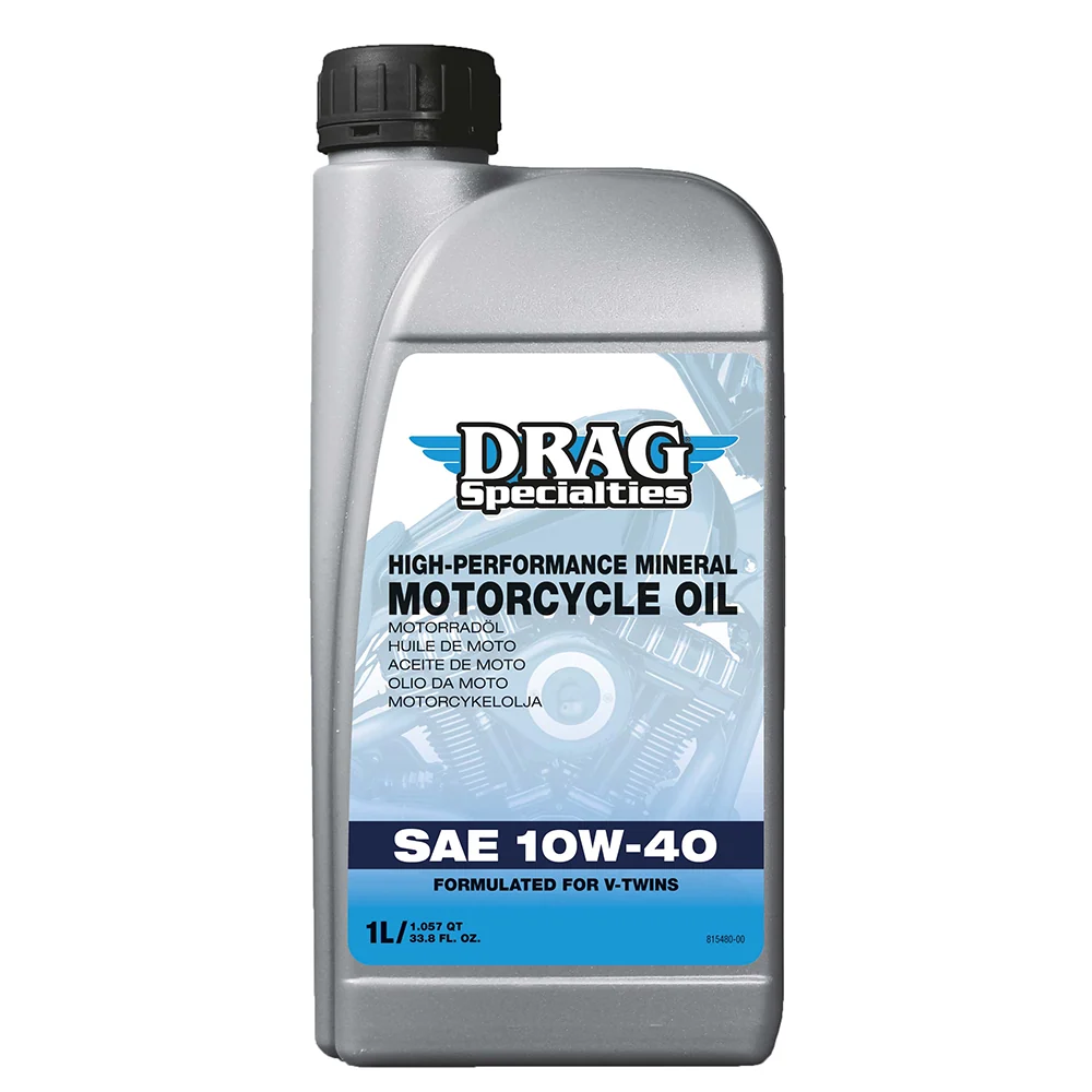 Drag Specialties mineraali moottoriöljy 10W-40 1L