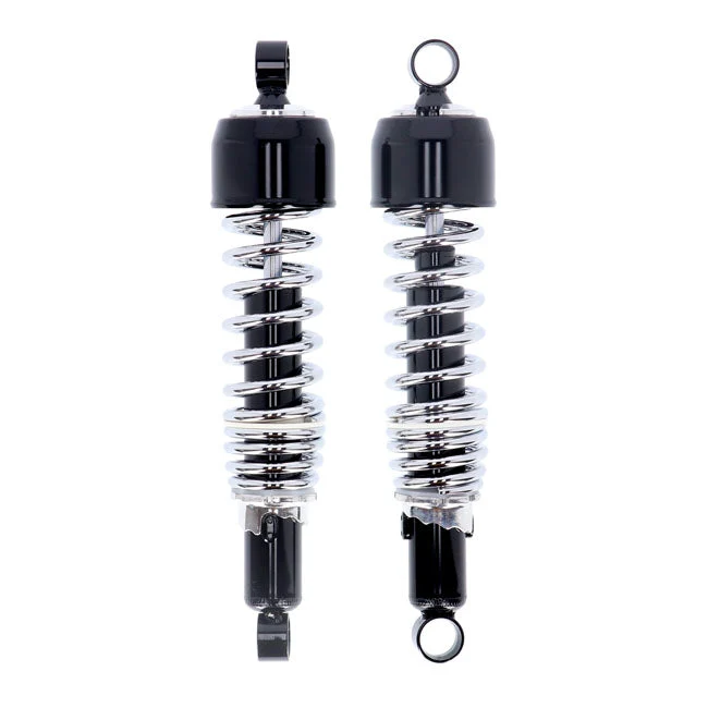 Emgo Shocks 335mm Musta / Kromi Multifit