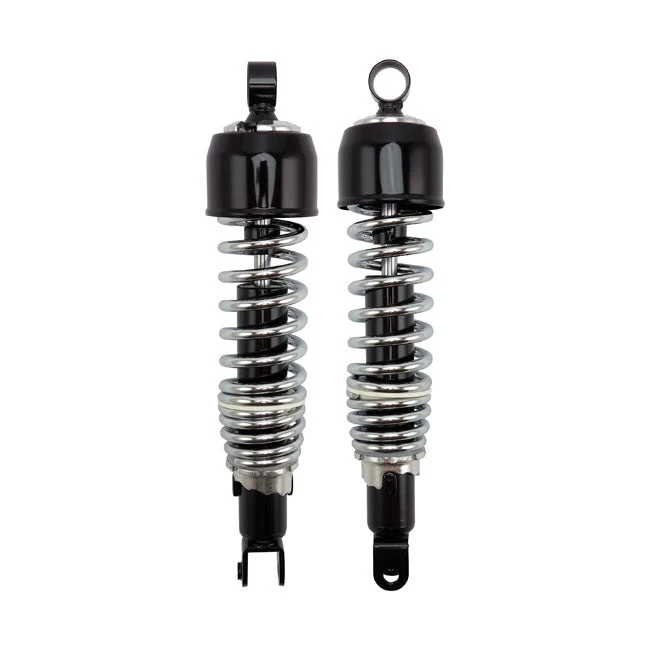 Emgo Shocks 340mm Musta / Kromi Multifit