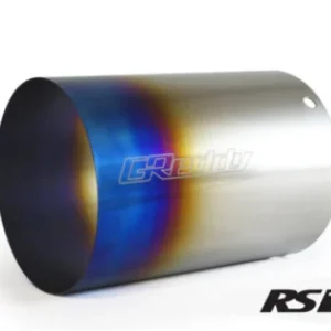 GReddy Burnt Titanium Tip 115mm Diameter 170mm Length ( Revolution RS / RS-TI / RS-Race)