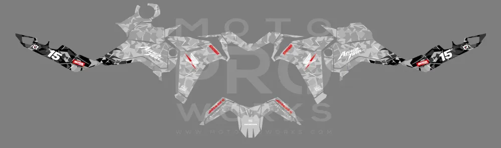 Honda Africa Twin GRAFIIKAT - "Flake" (We-Ride Edition)