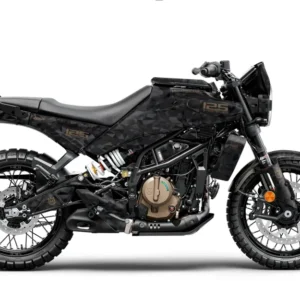 Husqvarna 125/250 Svartpilen GRAFIIKAT - "Polyatomic" (Musta)