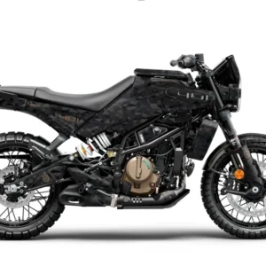 Husqvarna 401 Svartpilen GRAFIIKAT - "Polyatomic" (Musta)
