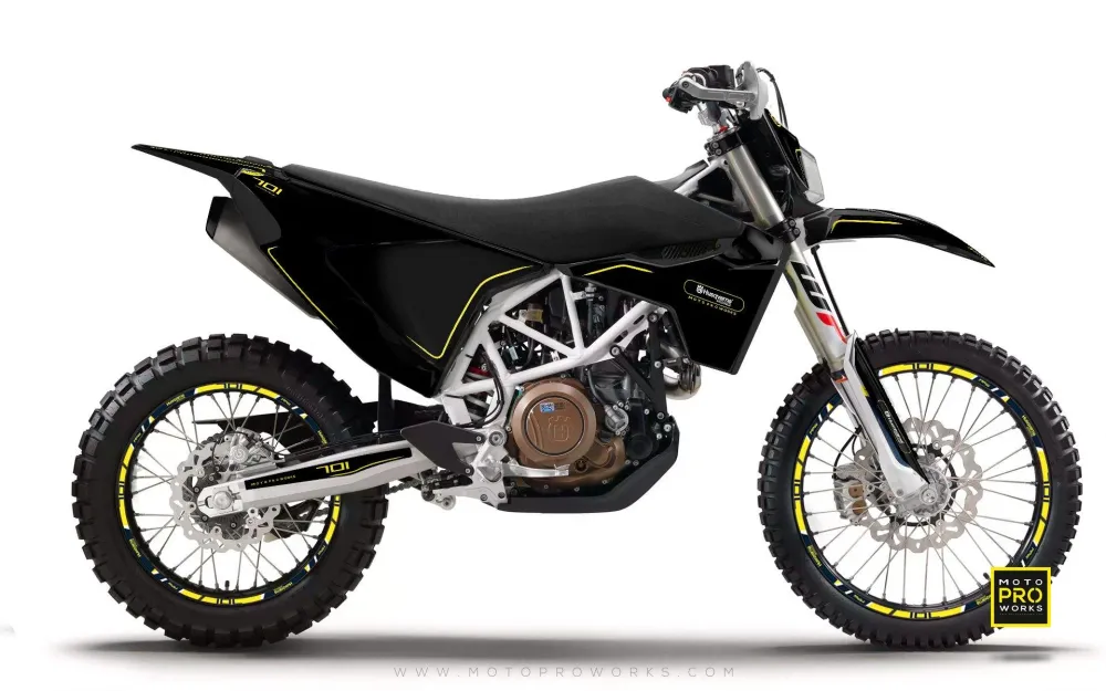 Husqvarna 701 Enduro Grafiikat - "ARROW" (Musta)