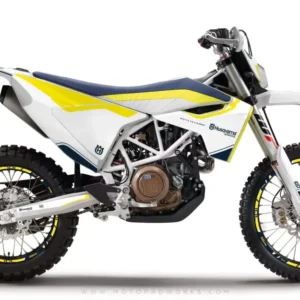 Husqvarna 701 Enduro Grafiikat - "HERITAGE" (Valkoinen)