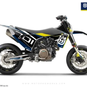 Husqvarna 701 Enduro Grafiikat - "MarkSeven" (Sininen)