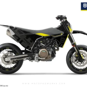 Husqvarna 701 Enduro Grafiikat - "Monarch" (Musta/Kuvio)