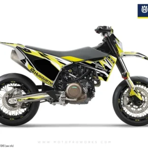 Husqvarna 701 Enduro Grafiikat - "Ripple" (Keltainen)