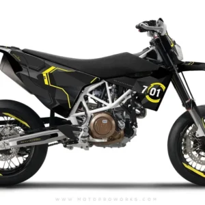 Husqvarna 701 Enduro Grafiikat - "SCANNER" (tumma)