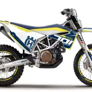 Husqvarna 701 Enduro Grafiikat - "SEVENOHONE" (Sininen/valkoinen)