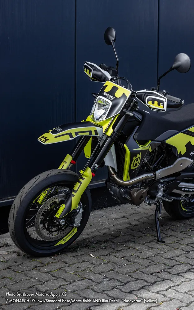 Husqvarna 701 GRAFIIKAT - "Monarch" (Keltainen)
