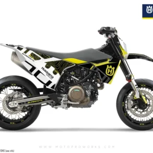 Husqvarna 701 GRAFIIKAT - "Monarch" (Keltainen/Kuvio)