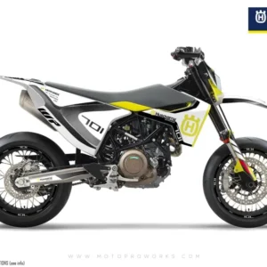 Husqvarna 701 GRAFIIKAT - "RR-Tech" (Valkoinen)