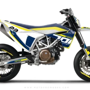 Husqvarna 701 GRAFIIKAT - "SEVENOH" (sininen/valkoinen)