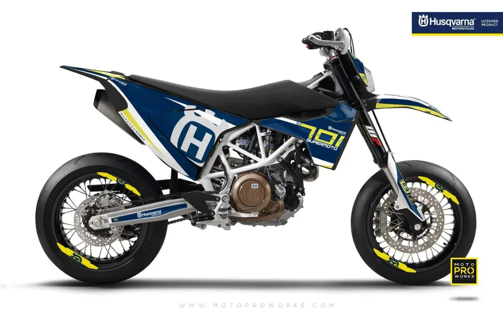 Husqvarna 701 GRAFIIKAT - "SEVENOHTWO" (Sininen)