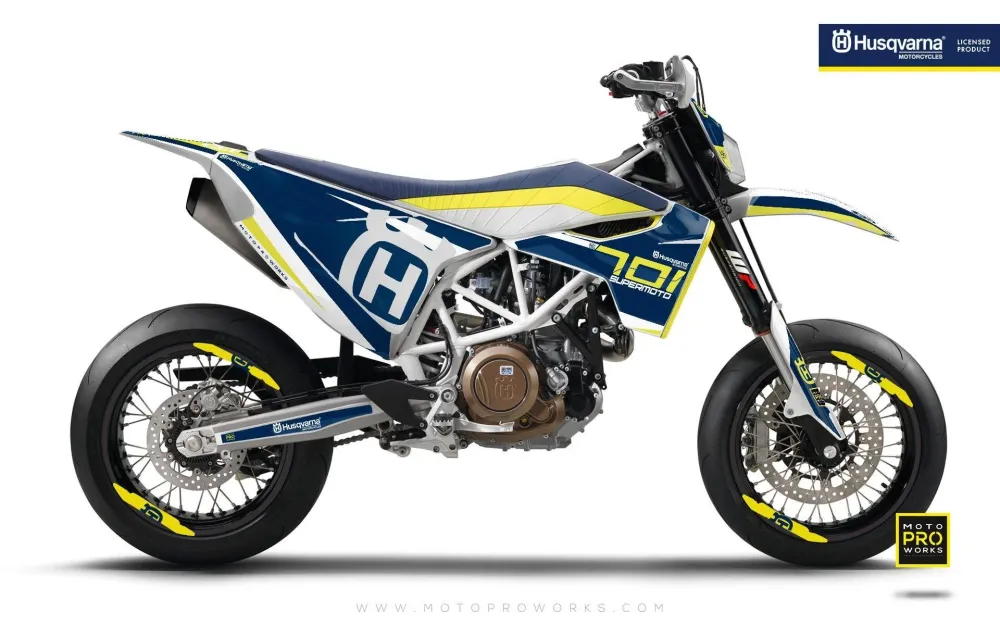 Husqvarna 701 GRAFIIKAT - "SEVENOHTWO" (Sininen)