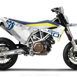 Husqvarna 701 GRAFIIKAT - "SPARK" (White)