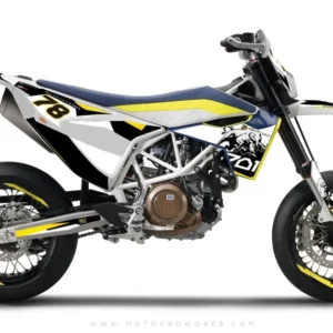Husqvarna 701 GRAFIIKAT - "TORO" (musta/valkoinen)