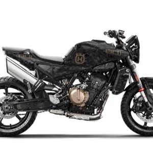 Husqvarna 801 Svartpilen GRAFIIKAT - "Polyatomic" (Musta)