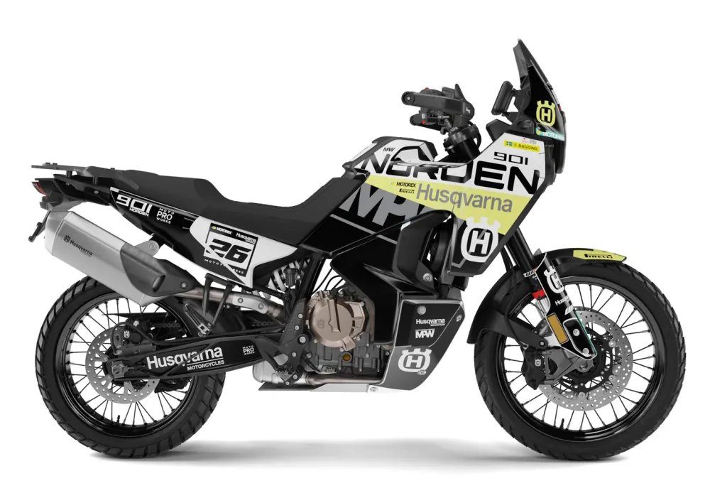 HUSQVARNA Norden 901 GRAFIIKAT - "P1” (Musta/Keltainen)