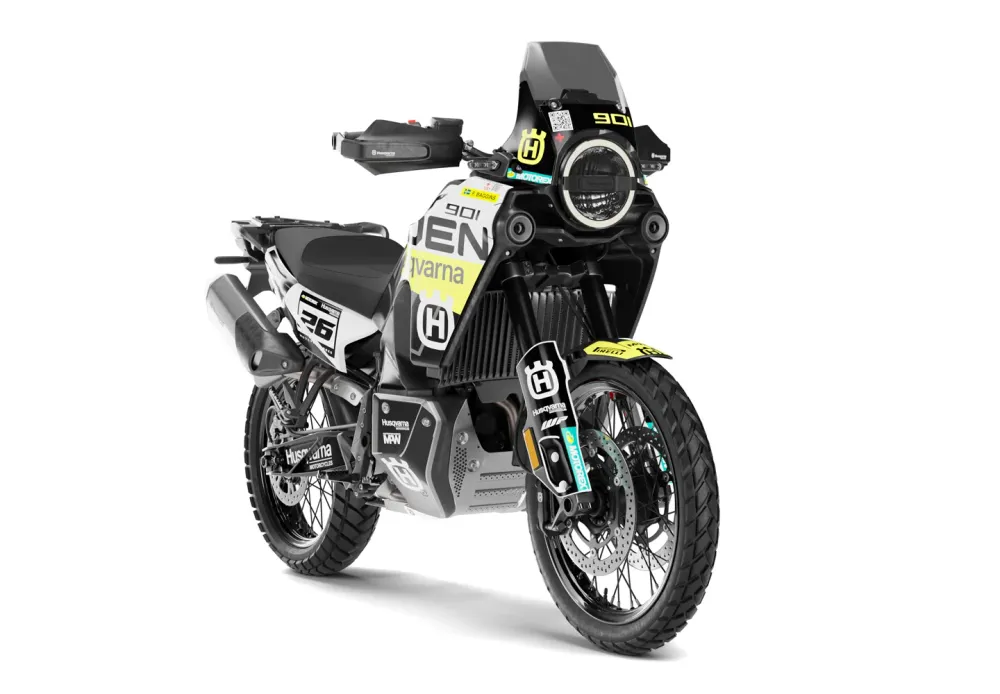 HUSQVARNA Norden 901 GRAFIIKAT - "P1” (Musta/Keltainen)