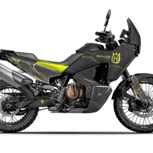 HUSQVARNA Norden 901 GRAFIIKAT - "Topography" (Harmaa/Keltainen)