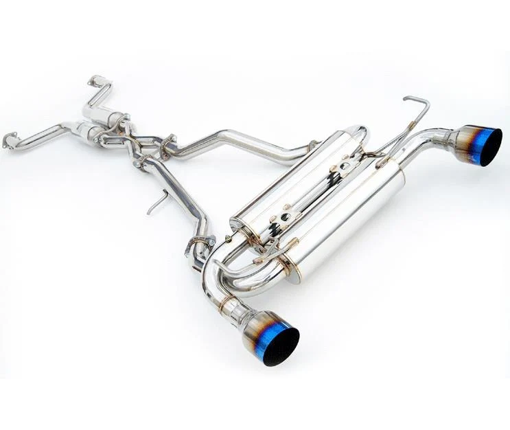 Invidia 03-06 Infiniti G35 Coupe Gemini Rolled Stainless Steel Tip Cat-back Exhaust