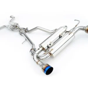 Invidia 09+ FX35 2/4WD Gemini Rolled Titanium Tip Cat-back Exhaust