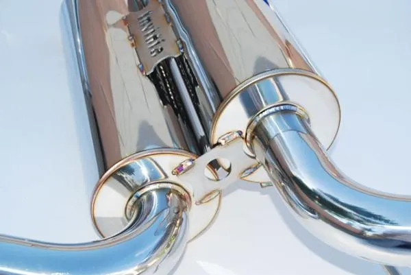 Invidia 07+ Infiniti G37 Coupe Gemini Rolled Titanium Tip Cat-back Exhaust