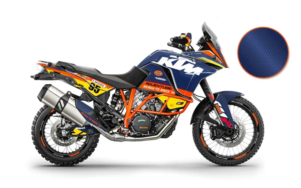 KTM 1090 Adventure GRAFIIKAT - "WAYPOINTER" (Dawn/Honeycomb)