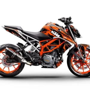 KTM 125 Duke 2011-2023 GRAFIIKAT - "Pulse" (Oranssi)